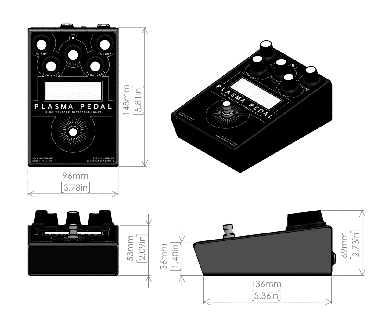 安い最新作Gamechanger Audio Plasma Pedal ギター